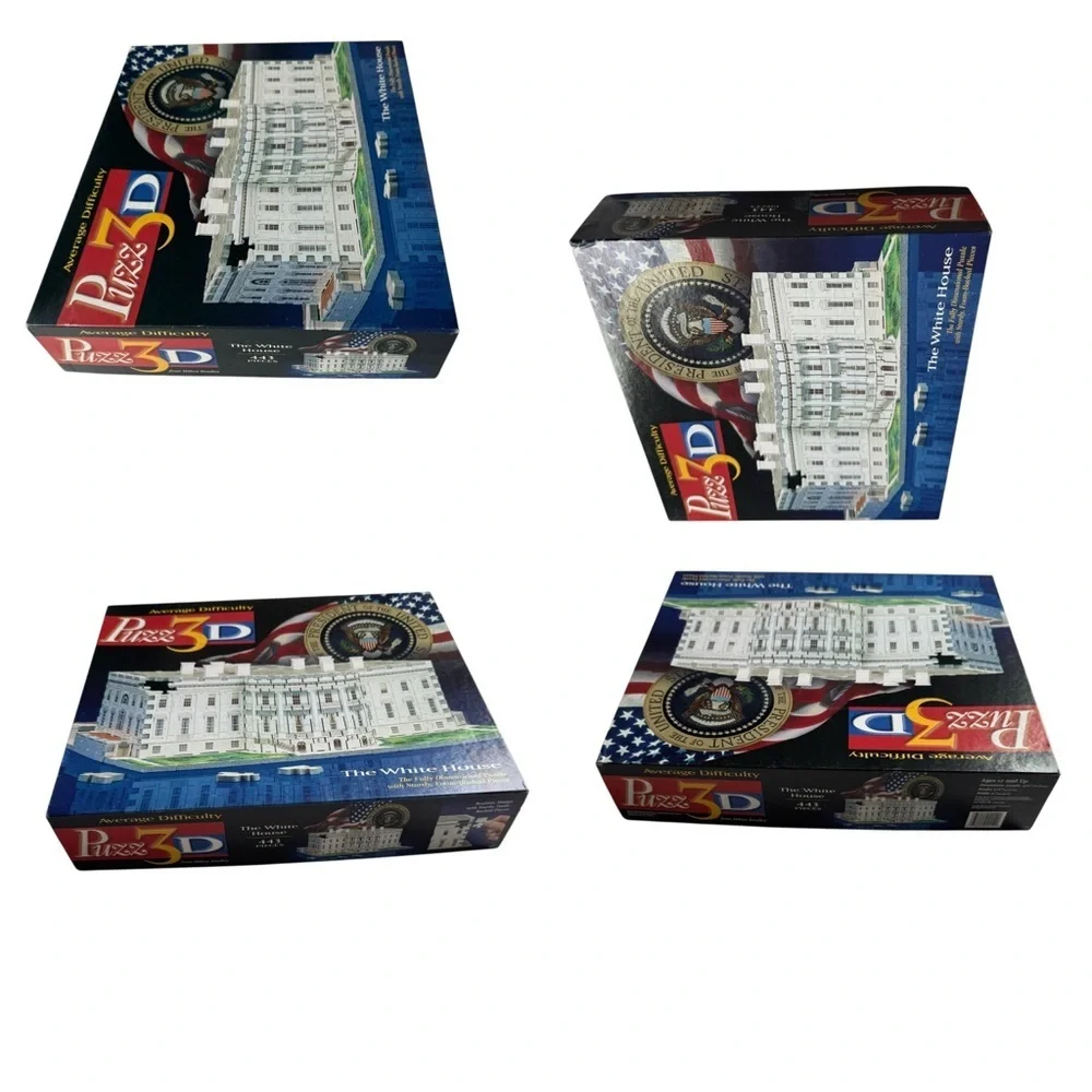 Milton Bradley 443 piece 3D jigsaw puzzle 